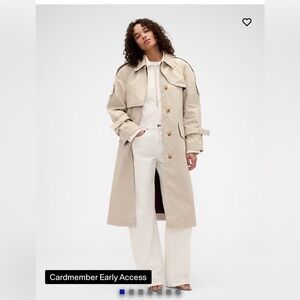 Gap x Victoria Beckham Classic Beige Trench Coat